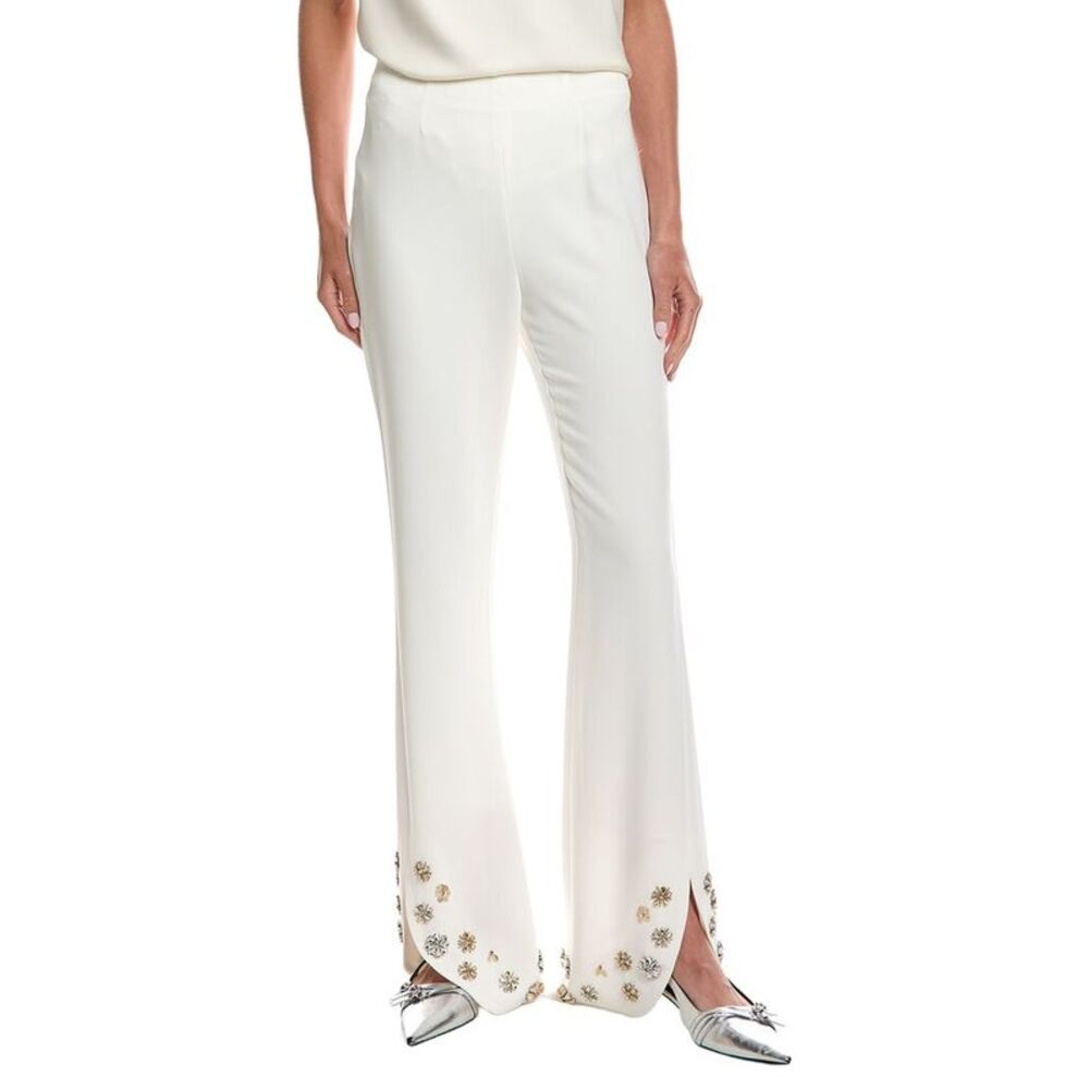 Cinq À Sept Womens  Tumbling Flowers Veronie Pant, White